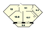 Котельники, 1-но комнатная квартира, Южный мкр. д.11, 5450000 руб.