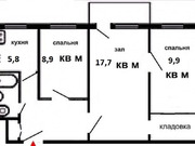 Москва, 3-х комнатная квартира, ул. Астрадамская д.7А, 13990000 руб.