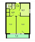 Москва, 2-х комнатная квартира, ул. Ялтинская д.1, 13800000 руб.