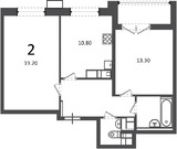 Москва, 2-х комнатная квартира, Дмитровское ш. д.55А, 20210540 руб.