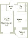 Раменское, 1-но комнатная квартира, ул.Крымская д.д.1, 3500000 руб.