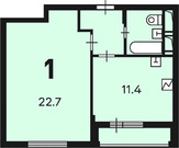 Москва, 1-но комнатная квартира, Карамышевская наб. д.дом 22А, 15260480 руб.