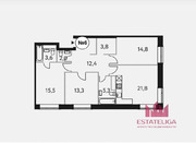 Москва, 3-х комнатная квартира, ул. Винницкая д.8к1, 54000000 руб.