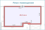 Помещение 49,2 кв.м в тоц в центре Красногорска, 6 км от МКАД, 2952000 руб.