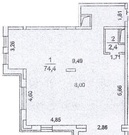 Жуковский, 2-х комнатная квартира, солнечная д.8, 5190000 руб.