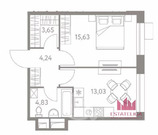 Москва, 1-но комнатная квартира, 1-й Котляковский переулок д.2Ак3, 13200000 руб.