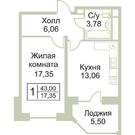 Раменское, 1-но комнатная квартира, Крымская д.11, 2950000 руб.