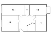 Киевский, 3-х комнатная квартира, Киевский д.3, 6700000 руб.