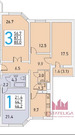 Долгопрудный, 3-х комнатная квартира, Новый бульвар д.11, 10700000 руб.