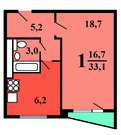 Москва, 1-но комнатная квартира, ул. Академика Янгеля д.6, 7500000 руб.