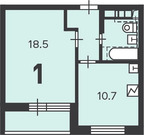 Москва, 1-но комнатная квартира, Электролитный проезд д.дом 7А/1, 13608280 руб.