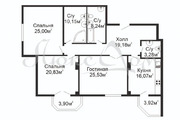 Москва, 3-х комнатная квартира, Ломоносовский пр-кт. д.25к5, 110000000 руб.