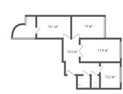 Москва, 3-х комнатная квартира, Большая Марфинская д.1 к2, 17500000 руб.