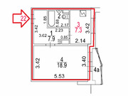Голубое, 1-но комнатная квартира, ул. Родниковая д.с4, 5229000 руб.