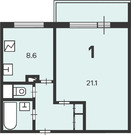 Зеленоград, 1-но комнатная квартира,  д.к1129, 9149040 руб.