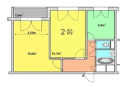 Москва, 2-х комнатная квартира, ул. Липецкая д.12 к1, 5300000 руб.