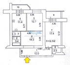 Котельники, 2-х комнатная квартира, мкрн. Силикат д.12А, 5490000 руб.