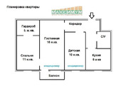 Гальчино, 3-х комнатная квартира, Бульвар 60 летия СССР д.8, 6150000 руб.