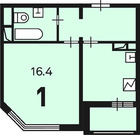 Москва, 1-но комнатная квартира, улица Дмитрия Ульянова, дом 27 д., 11281250 руб.