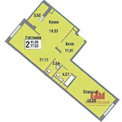 Москва, 2-х комнатная квартира, улица Татьянин Парк д.14к4, 17500000 руб.