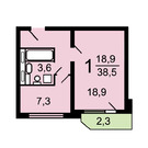 Москва, 1-но комнатная квартира, ул. Белореченская д.37 к2, 25000 руб.