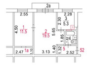 Москва, 2-х комнатная квартира, ул. Татарская д.1/7, 19987000 руб.