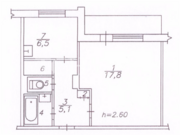 Мытищи, 1-но комнатная квартира, Новомытищинский пр-кт. д.12к2, 4400000 руб.