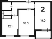 Москва, 2-х комнатная квартира, ул. Фестивальная д.15к2, 21061440 руб.