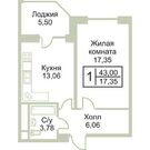 Раменское, 1-но комнатная квартира, ул.Крымская д.д.12, 2900000 руб.