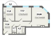 Москва, 2-х комнатная квартира, ул. Александра Невского д.2, 5350000 руб.
