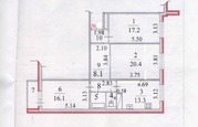 Раменское, 3-х комнатная квартира, ул. Дергаевская д.32, 6100000 руб.