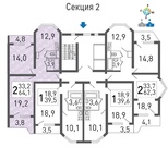 Москва, 2-х комнатная квартира, улица Вертолетчиков д.дом 11, 6489000 руб.