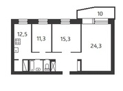 Москва, 3-х комнатная квартира, улица Малая Филевская д.48, 28000000 руб.