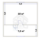 Никулино, летний домик 70 кв. м., 7 соток, 1399000 руб.