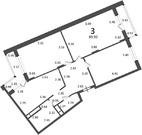 Троицк, 3-х комнатная квартира, улица Академика Дыхне д.16, 13637830 руб.