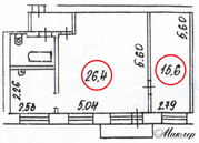 Электросталь, 2-х комнатная квартира, ул. Трудовая д.2, 2990000 руб.