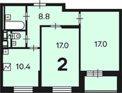 Москва, 2-х комнатная квартира, Бескудниковский б-р. д.52, 16617970 руб.