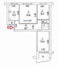 Люберцы, 3-х комнатная квартира, Панковский 1-й проезд д.1 к4, 4800000 руб.