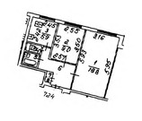 Москва, 2-х комнатная квартира, ул. Исаковского д.дом 28, корпус 2, 10991000 руб.