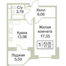 Раменское, 1-но комнатная квартира, ул.Крымская д.д.9, 3500000 руб.