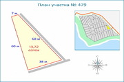 Участок 13,7 соток у берега Истринского вдхр, центральные коммуникации, 4664800 руб.