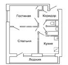 Москва, 2-х комнатная квартира, ул. Подвойского д.26, 6990000 руб.