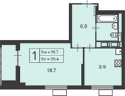 Москва, 1-но комнатная квартира, ул. Амурская д.дом 1, корпус 1, 11378720 руб.