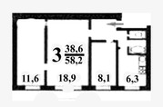 Москва, 3-х комнатная квартира, ул. Чертановская д.3к2, 11500000 руб.