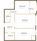 Москва, 4-х комнатная квартира, ул. Черногрязская 2-я д.д.6 к.4, 63000000 руб.