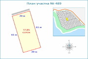 Участок 17,85 сот. у берега Истринского вдхр, центральные коммуникации, 6069000 руб.
