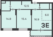 Москва, 3-х комнатная квартира, ул. Клинская д.дом 2А, корпус 7, 17239040 руб.
