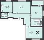 Москва, 3-х комнатная квартира, Каширское ш. д.11к3, 21756180 руб.