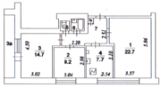 Москва, 3-х комнатная квартира, Ферганский проезд д.15 к189, 9500000 руб.