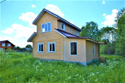 Новая двухэтажная дача из оцилиндрованного бревнав СНТ Сославино, 1150000 руб.